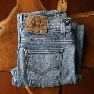 Vintage Levi Strauss Jeans with an Orange Levi Tag W29 L30
